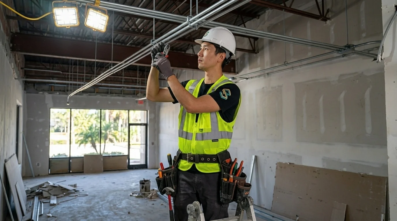 Professional lighting installation in Orlando home